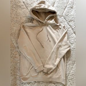 PacSun solid tan draw string hoodie